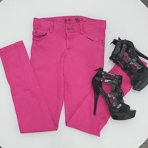Alice + Olivia pink jeans